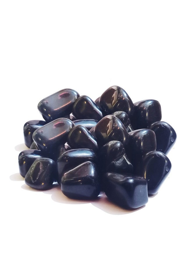 GO7, Black Polished Glossy Pebble Stones 2 kg - Image 3